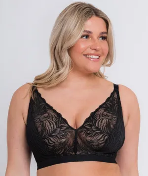 Curvy Kate Lace Daze Wire-Free Bralette - Black