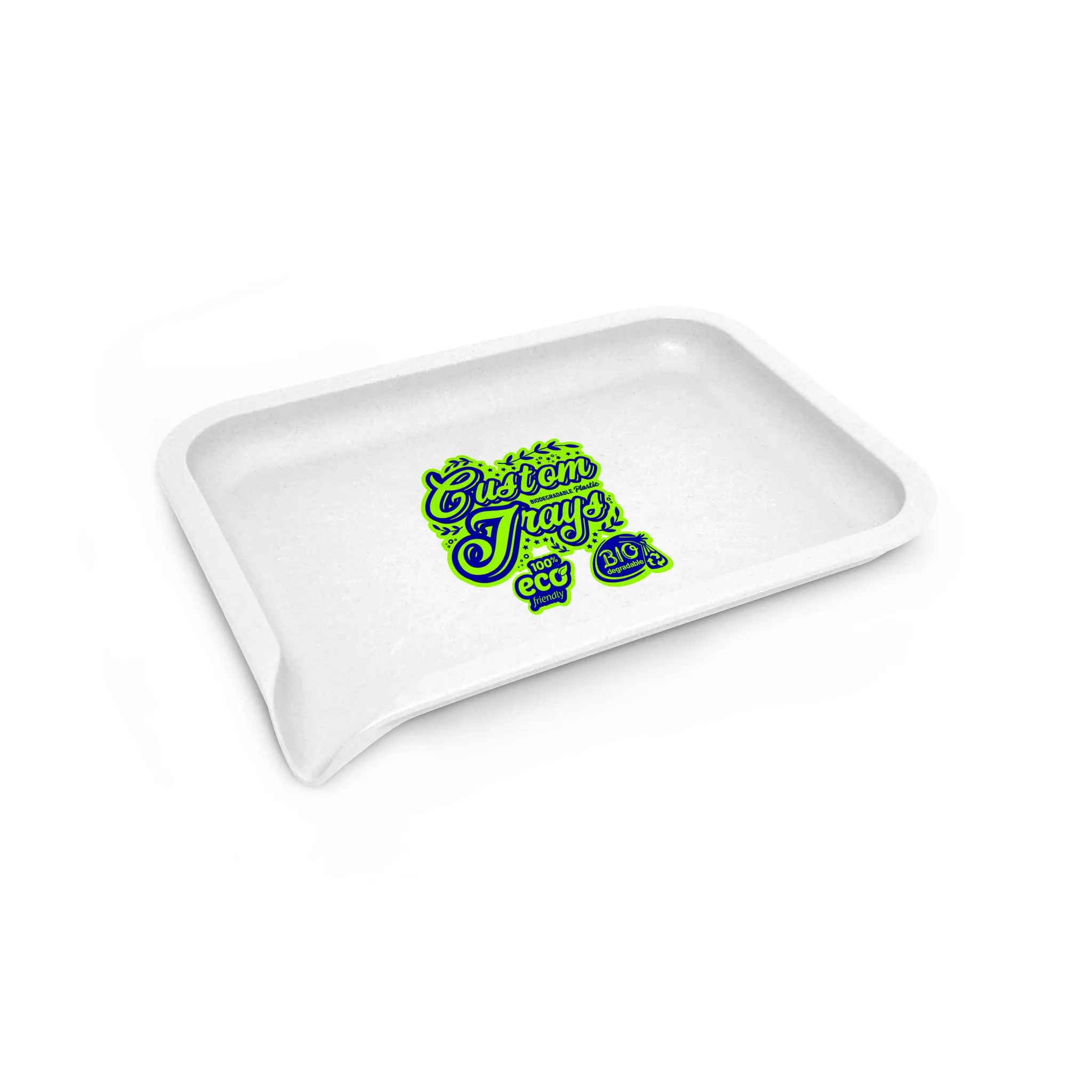 Custom BIODEGRADABLE Plastic Rolling Tray 😱