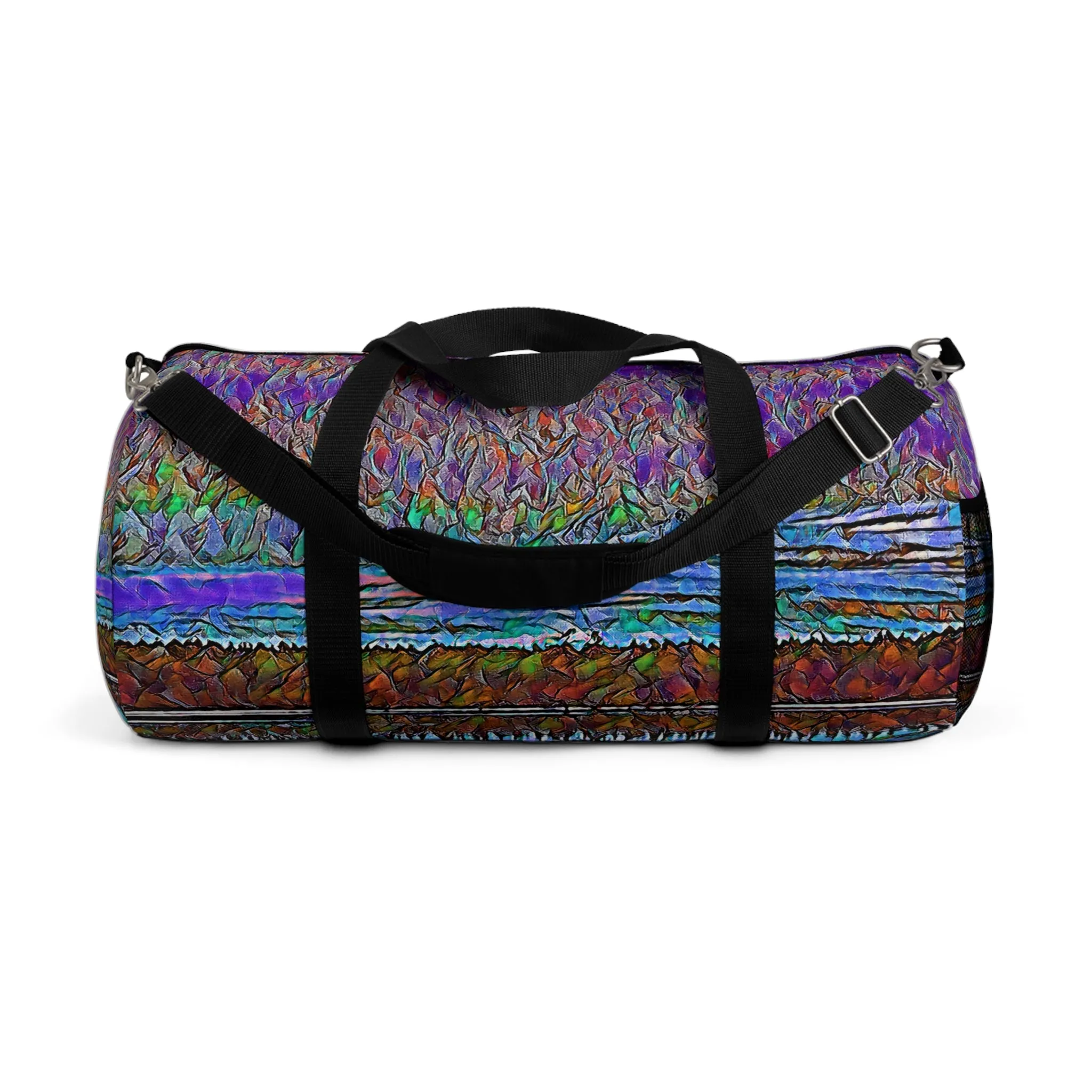 Custom Duffel Bag available in two sizes from the Scenery Series at Intriguing Vistas