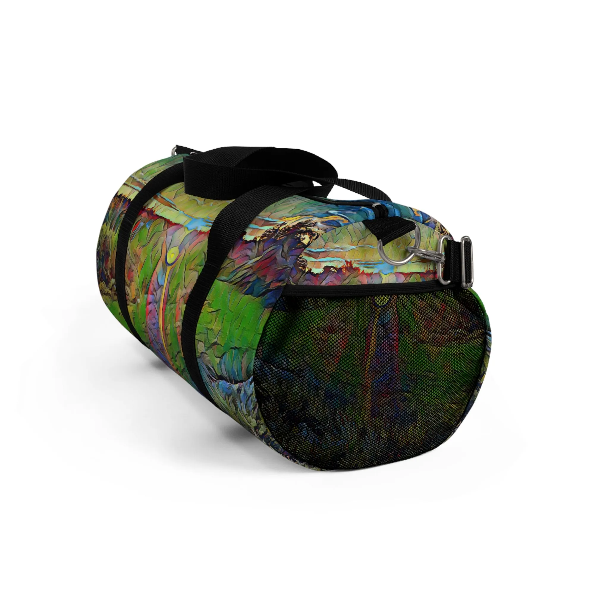 Custom Duffel Bag available in two sizes from the Sunset Series at Intriguing Vistas