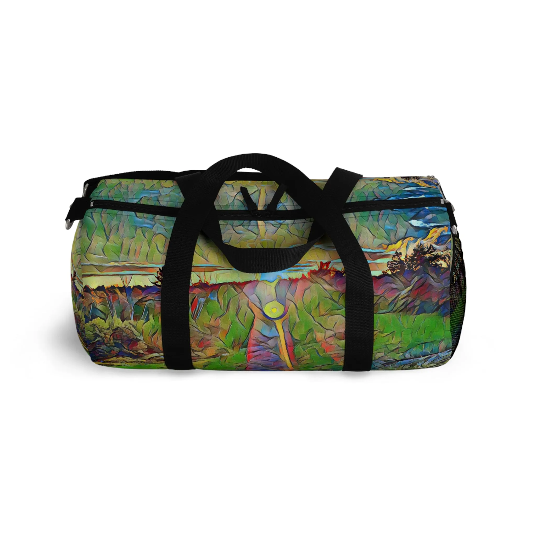 Custom Duffel Bag available in two sizes from the Sunset Series at Intriguing Vistas