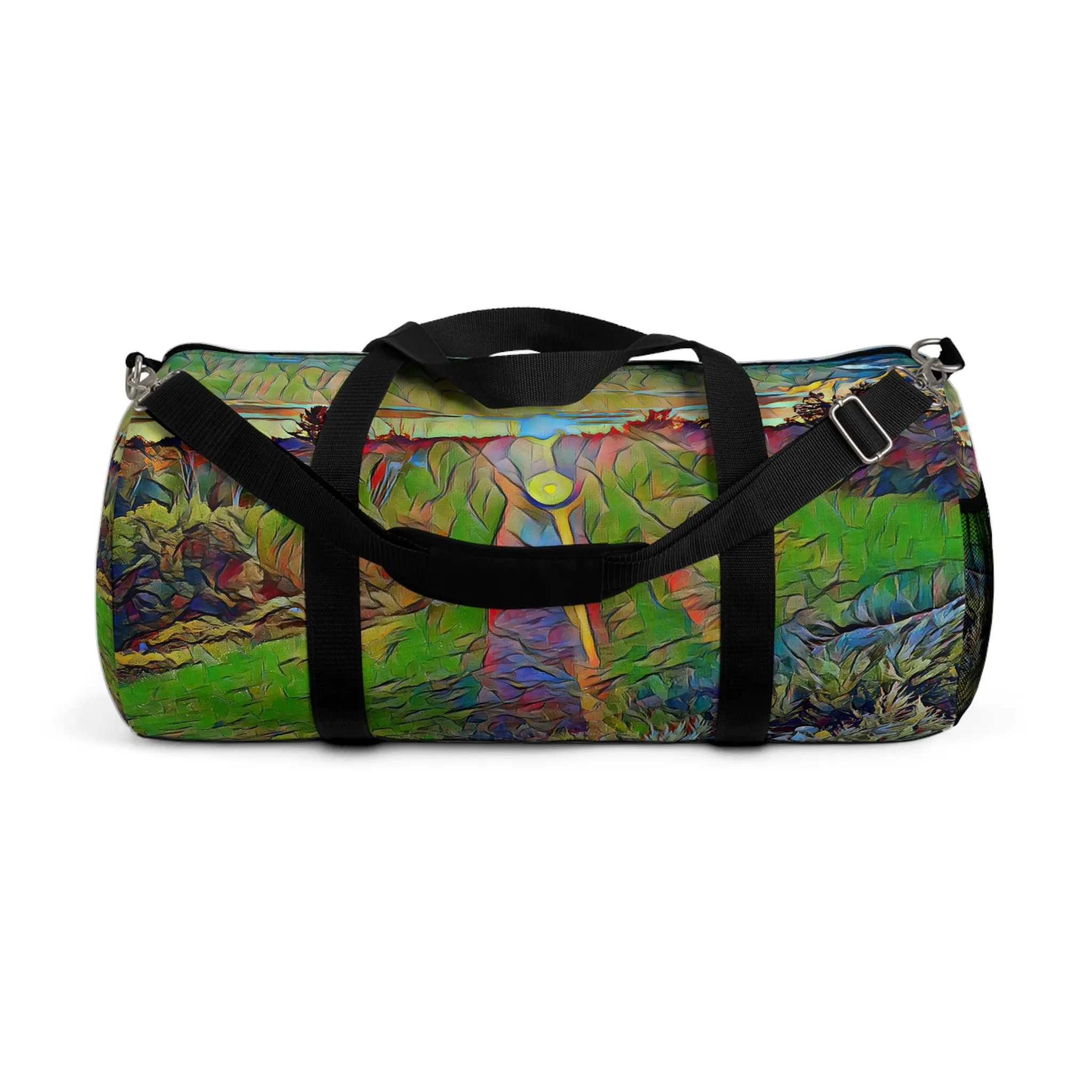 Custom Duffel Bag available in two sizes from the Sunset Series at Intriguing Vistas