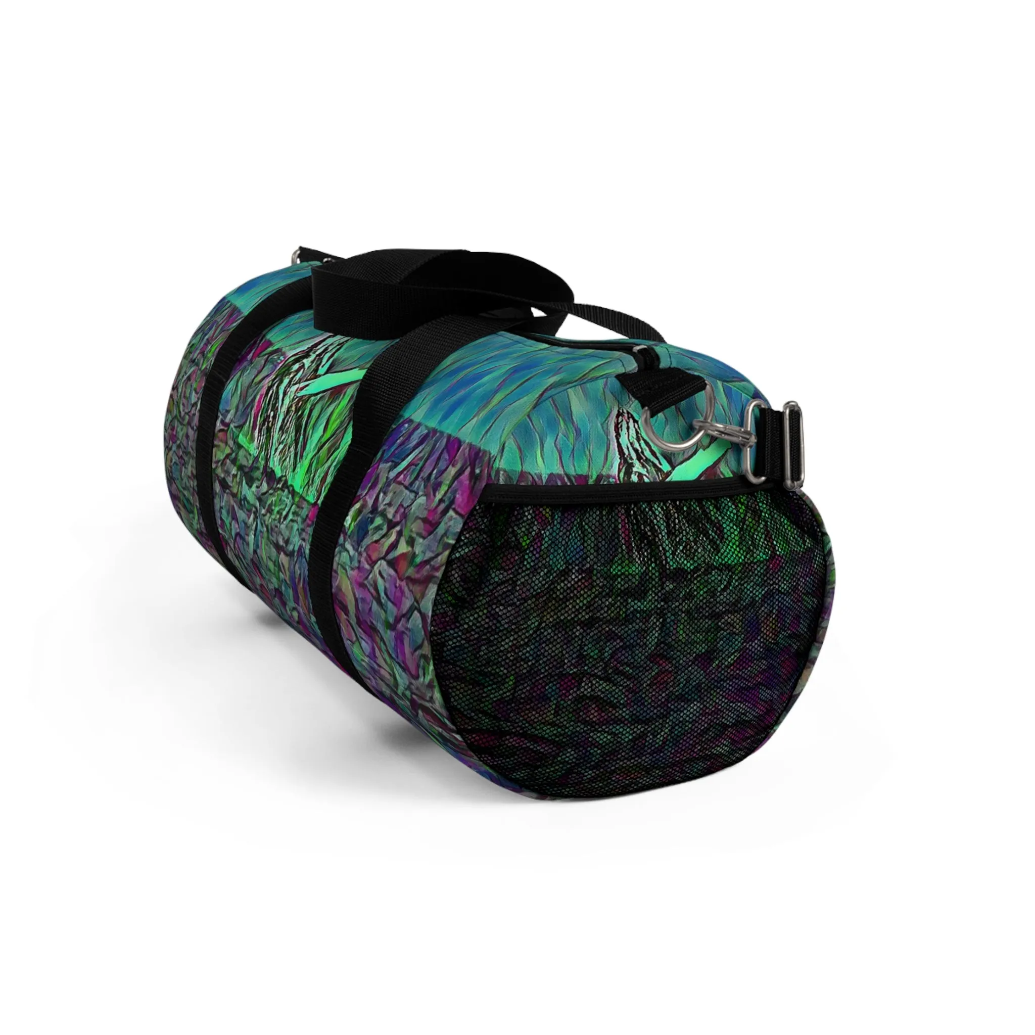 Custom Duffel Bag available in two sizes from the Wildlife Series at Intriguing Vistas
