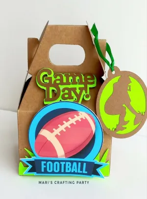 Custom Football Party Box / 10 pcs.