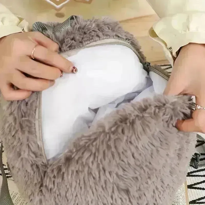 Cute Hedgehog Plush Backpack