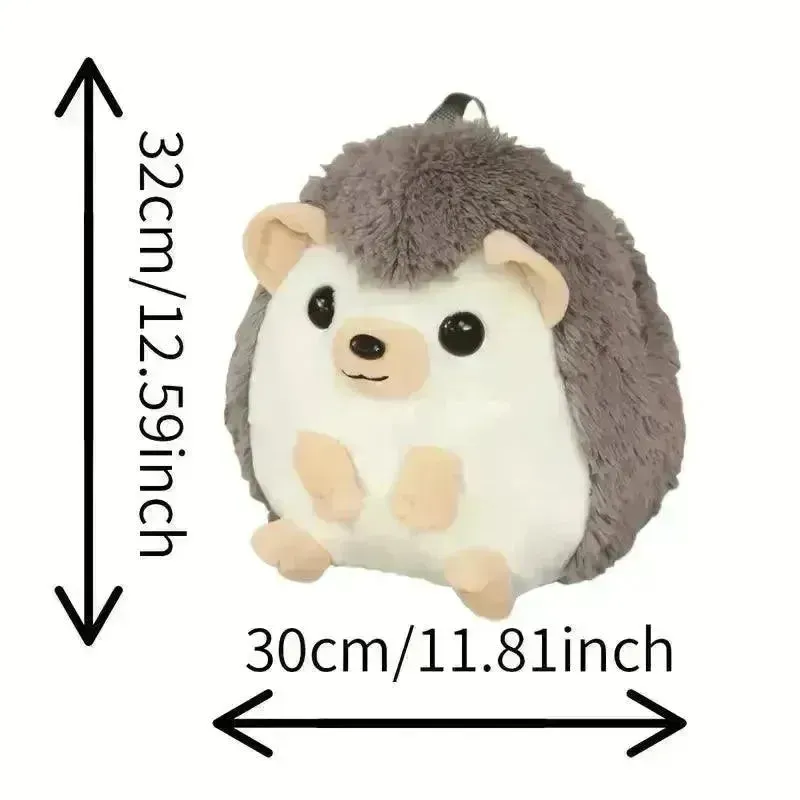 Cute Hedgehog Plush Backpack