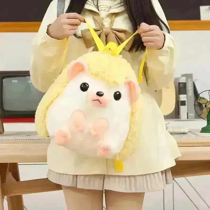 Cute Hedgehog Plush Backpack
