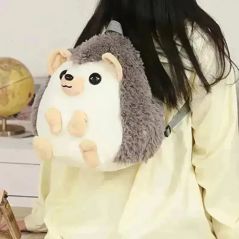 Cute Hedgehog Plush Backpack