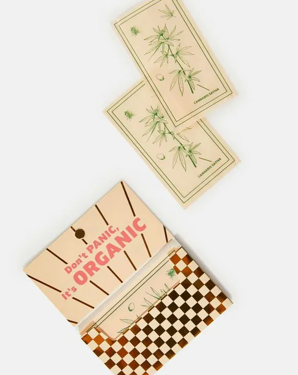 Cute Organic Printed Rolling Papers