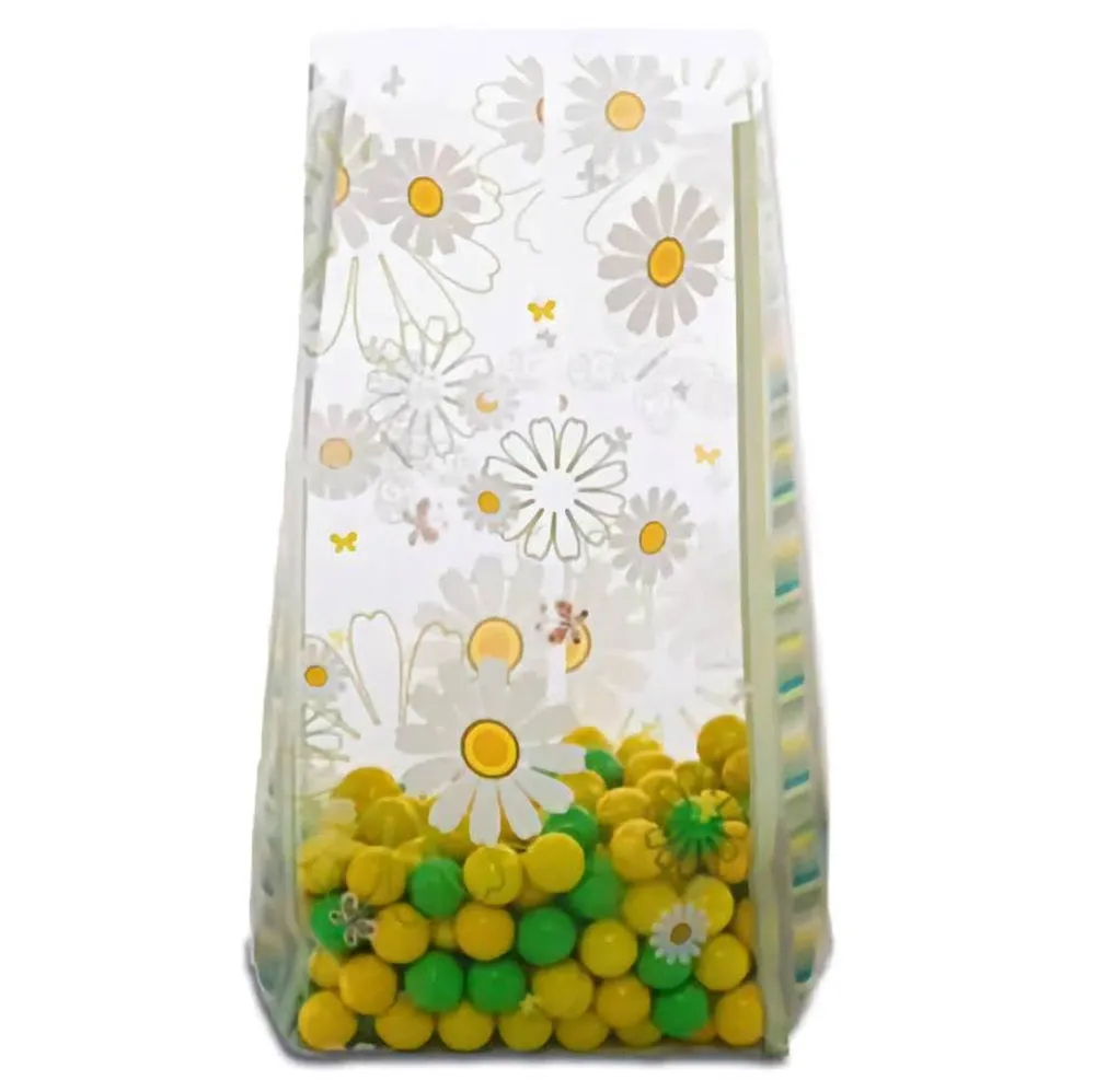 Daisy Patterned Cello Treat Bag
