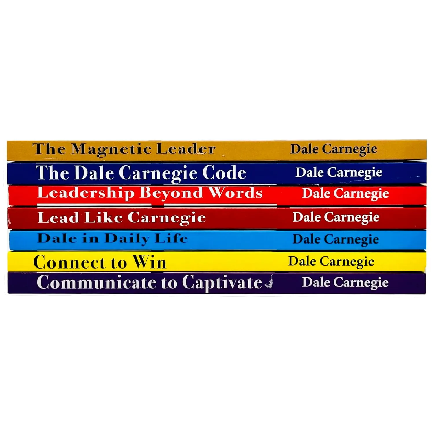 Dale Carnegie Collection 7 Books Set (The Magnetic Leader, The Dale Carnegie Code, Leadership Beyond Words, Lead Like Carnegie, Dale in Daily Life, Connect to Win and Communicate to Captivate)