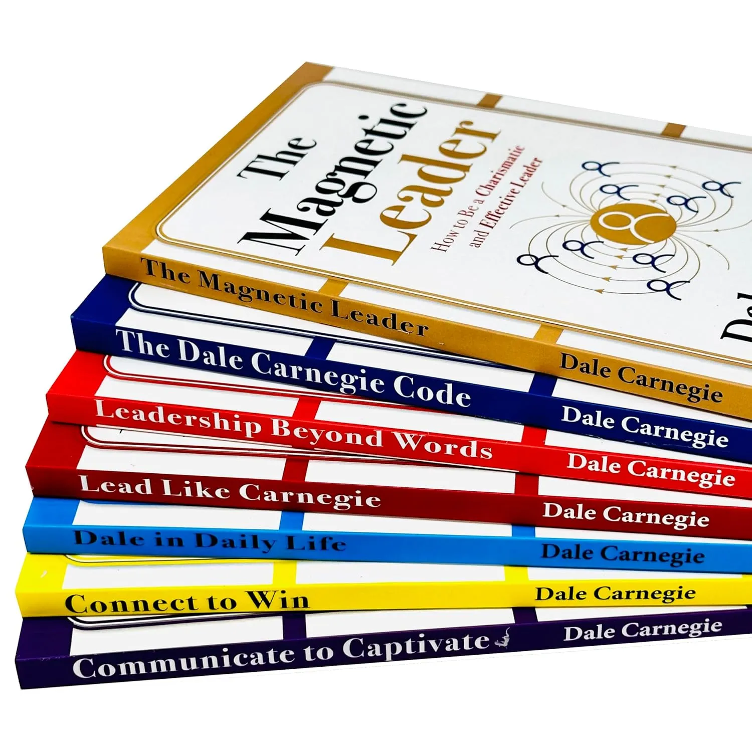 Dale Carnegie Collection 7 Books Set (The Magnetic Leader, The Dale Carnegie Code, Leadership Beyond Words, Lead Like Carnegie, Dale in Daily Life, Connect to Win and Communicate to Captivate)