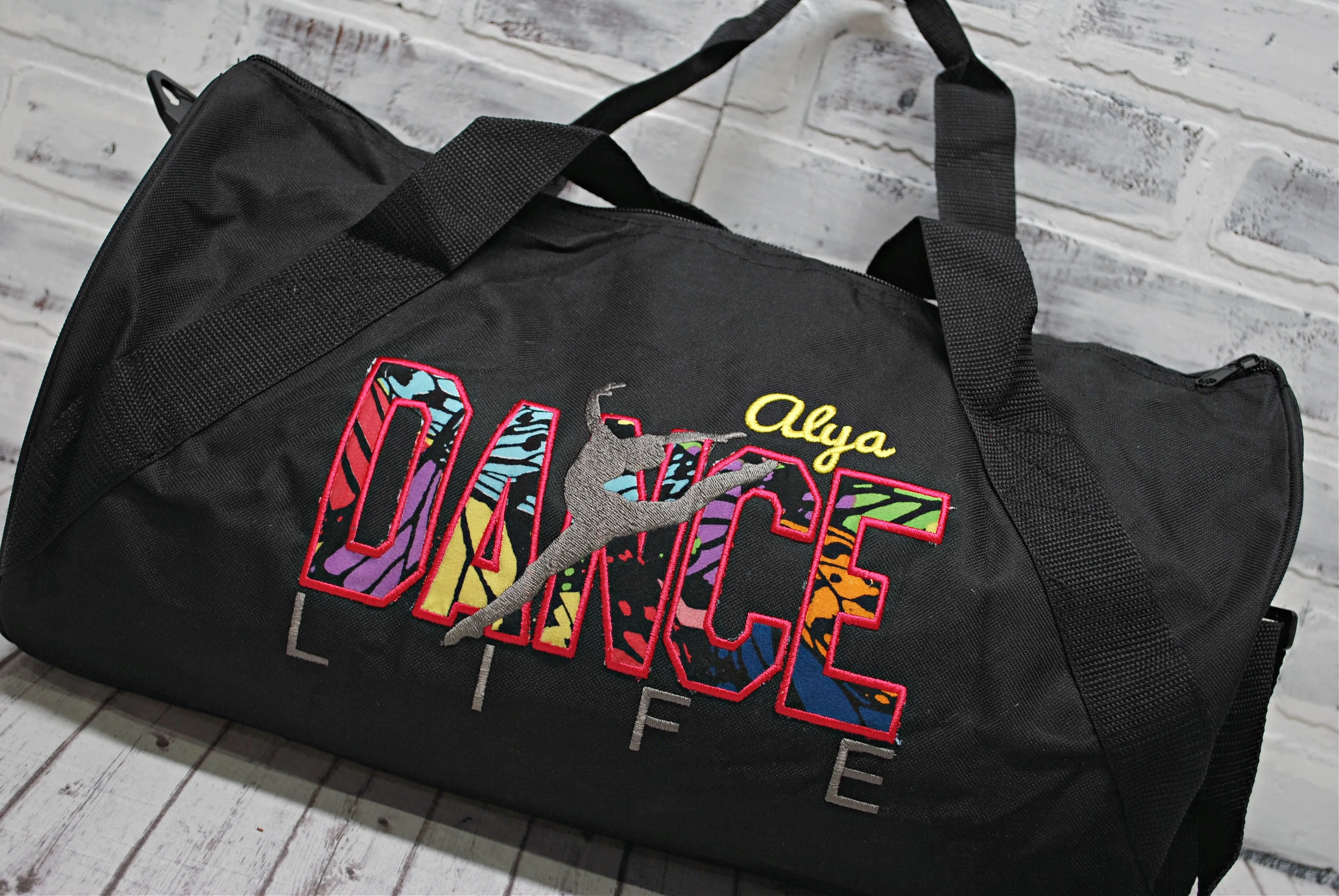 Dance Butterfly Wing Life Personalized Tote or Duffle Bag