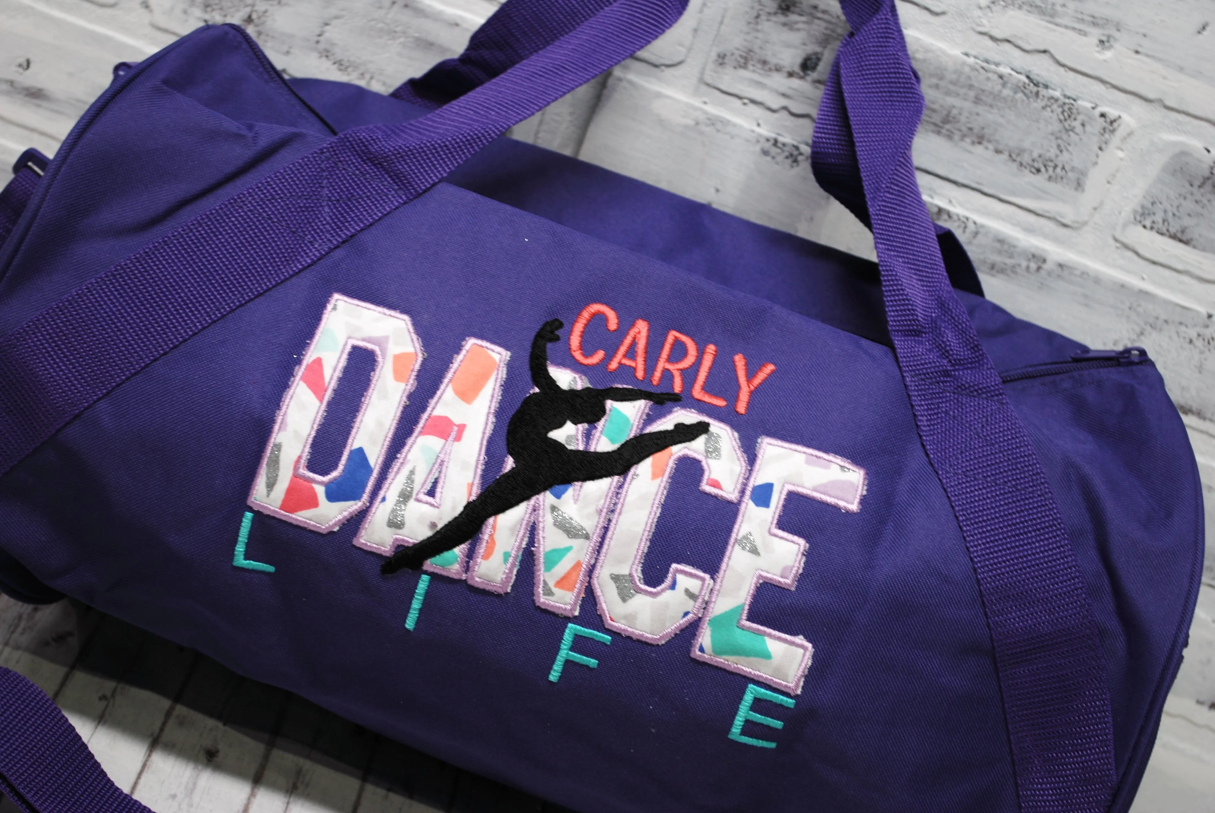 Dance Jewel Terazzo Personalized Tote or Duffle Bag