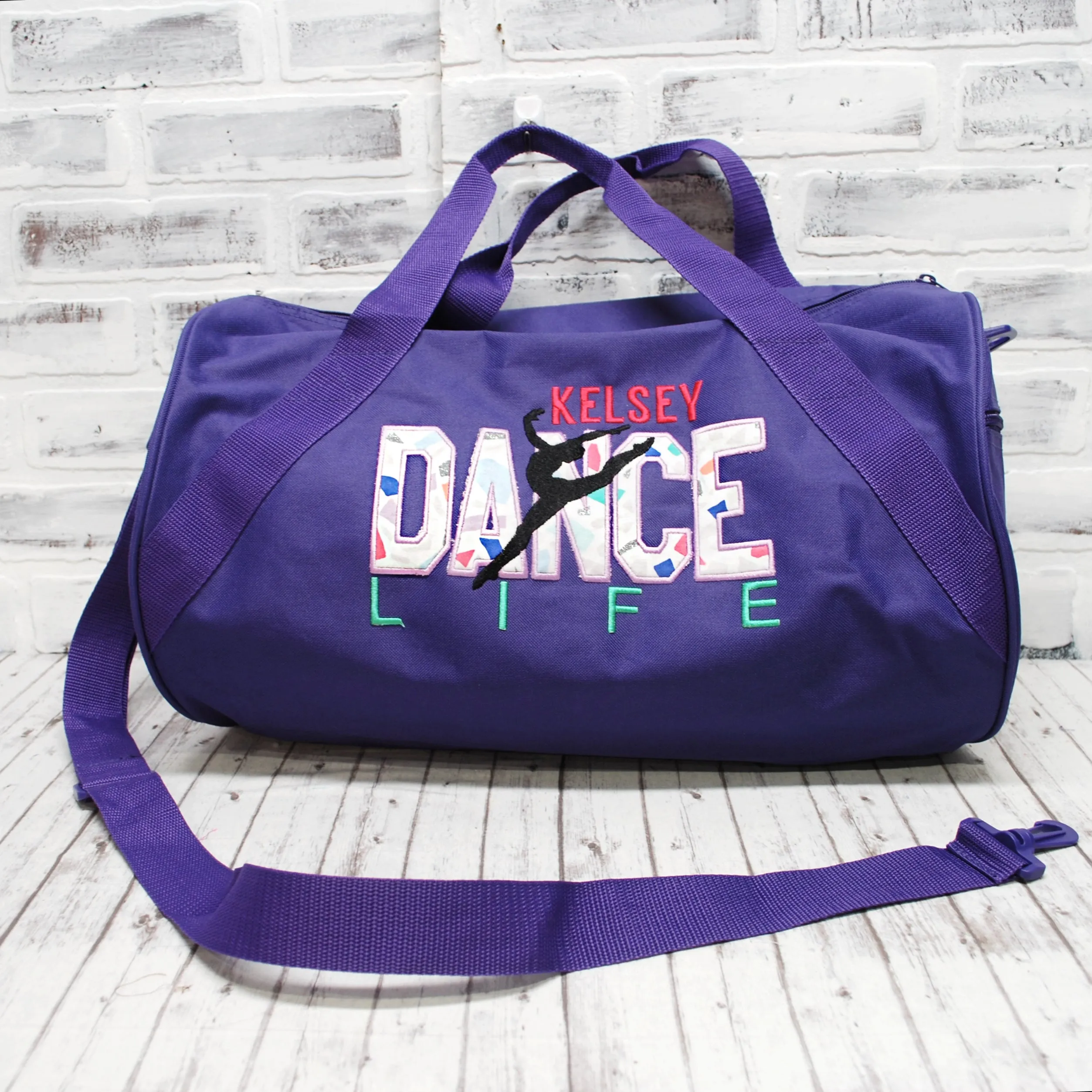 Dance Jewel Terazzo Personalized Tote or Duffle Bag