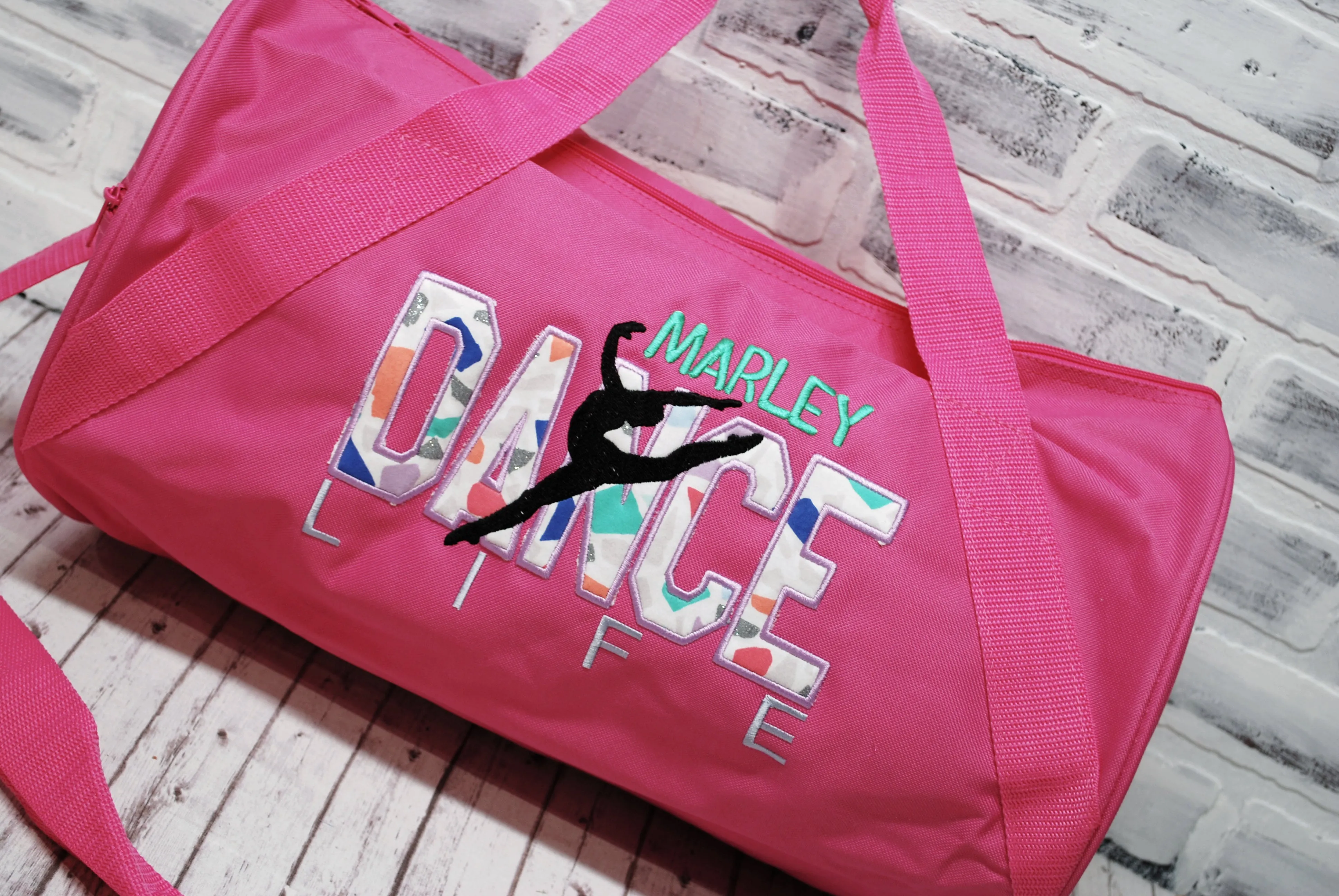 Dance Jewel Terazzo Personalized Tote or Duffle Bag