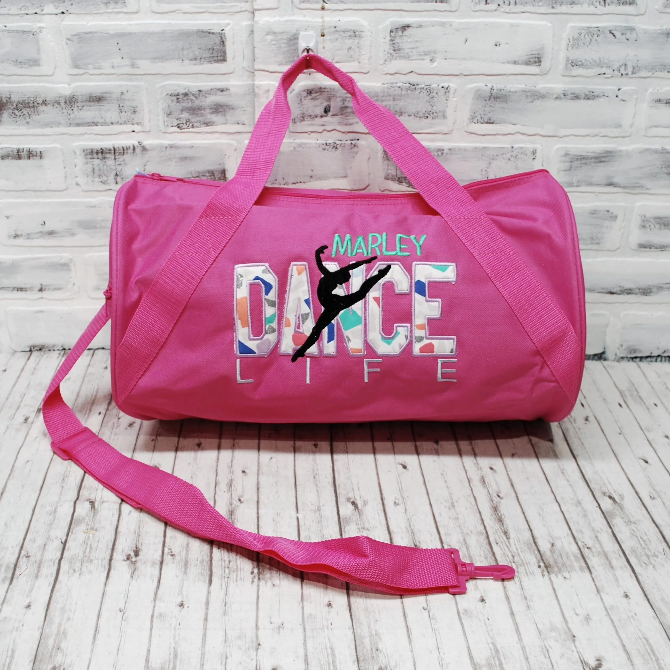 Dance Jewel Terazzo Personalized Tote or Duffle Bag