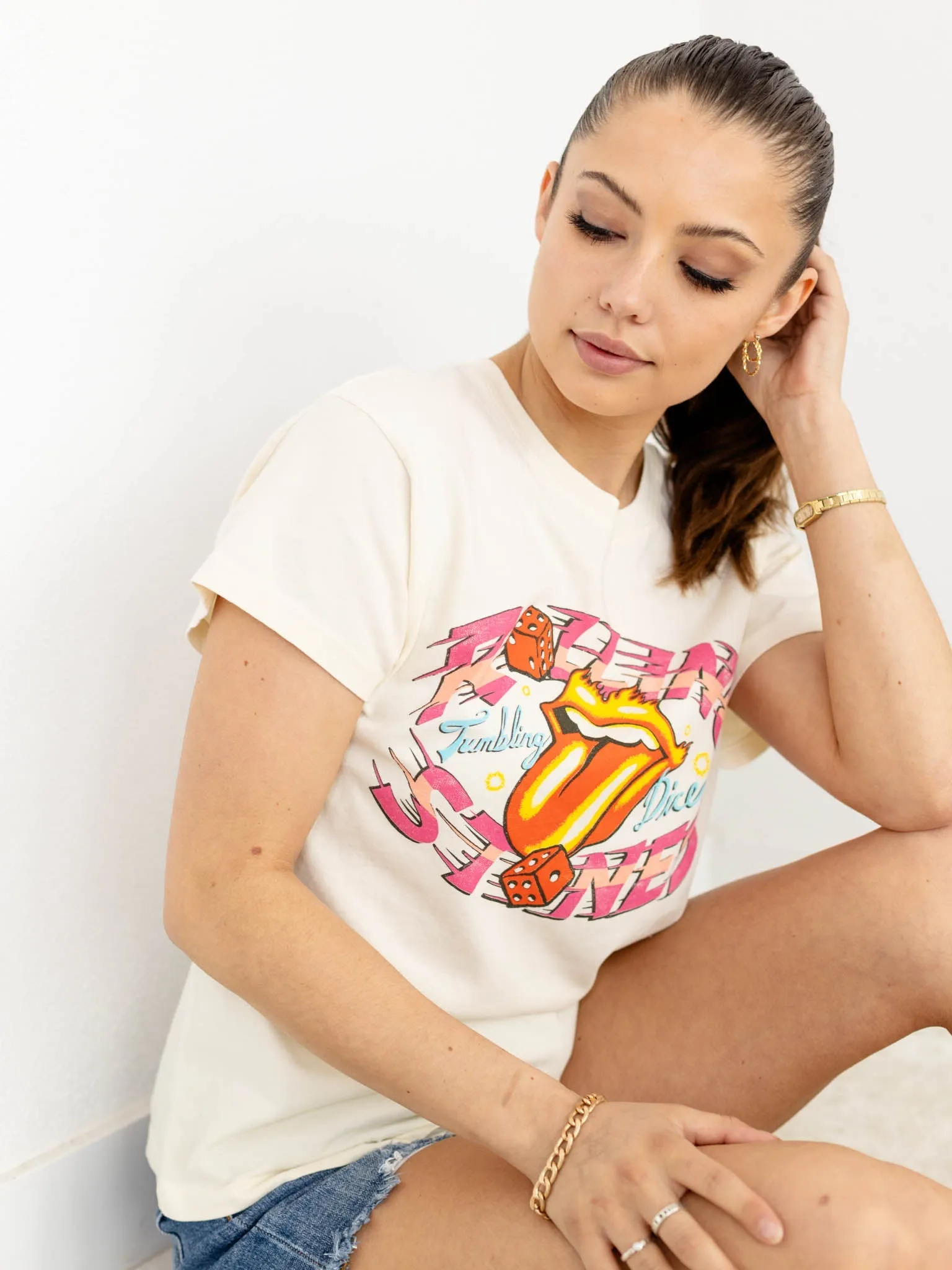Daydreamer Rolling Stones Tumbling Dice Tour Tee