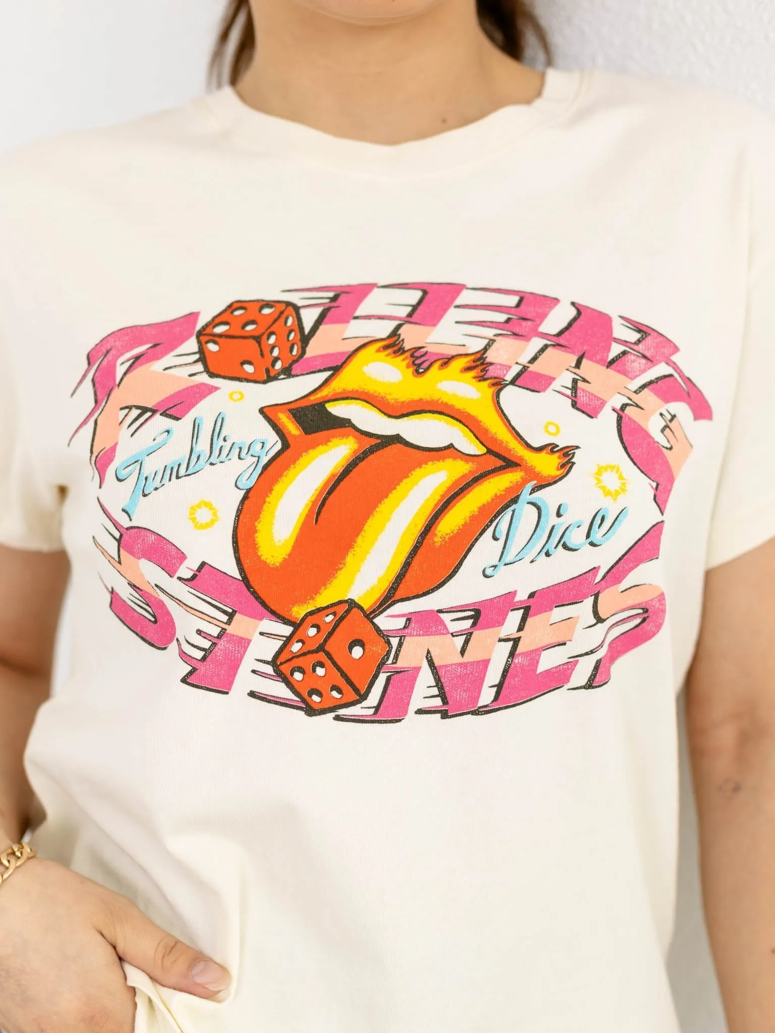 Daydreamer Rolling Stones Tumbling Dice Tour Tee