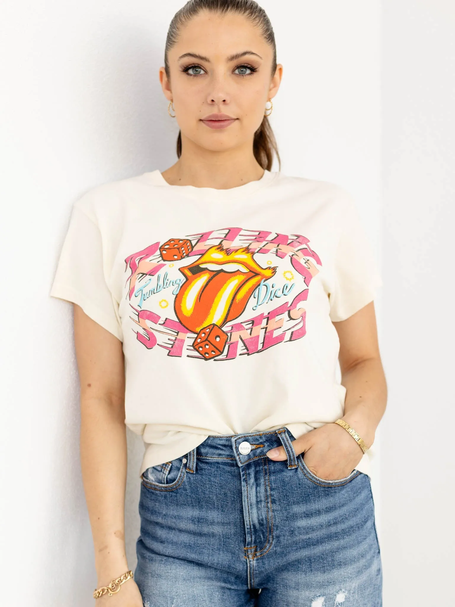 Daydreamer Rolling Stones Tumbling Dice Tour Tee