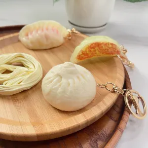 Delicious Dumplings and Noodles Keychain