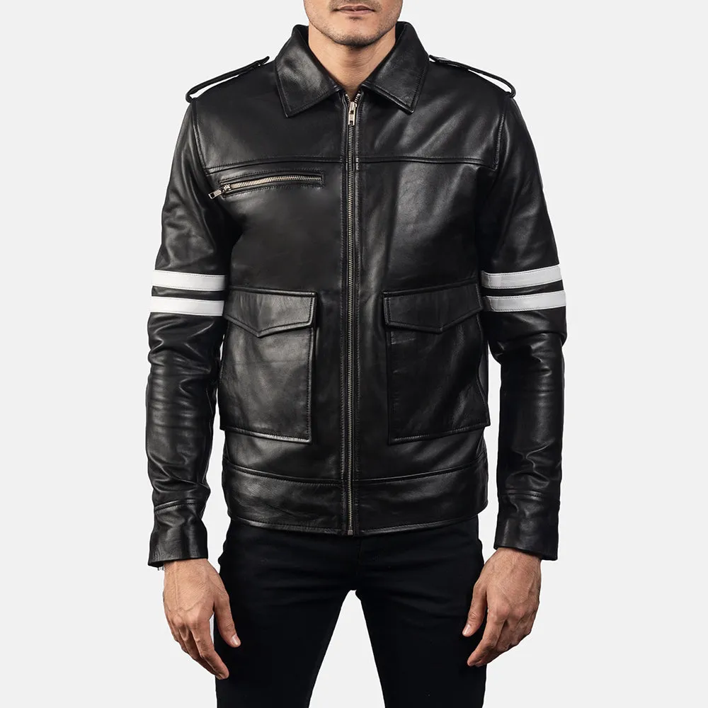 DemonSkin Black Leather Jacket