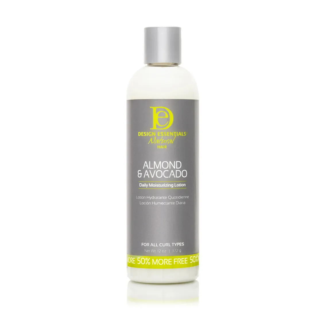 Design Essentials Natural Almond & Avocado Daily Moisturizing Lotion 12oz