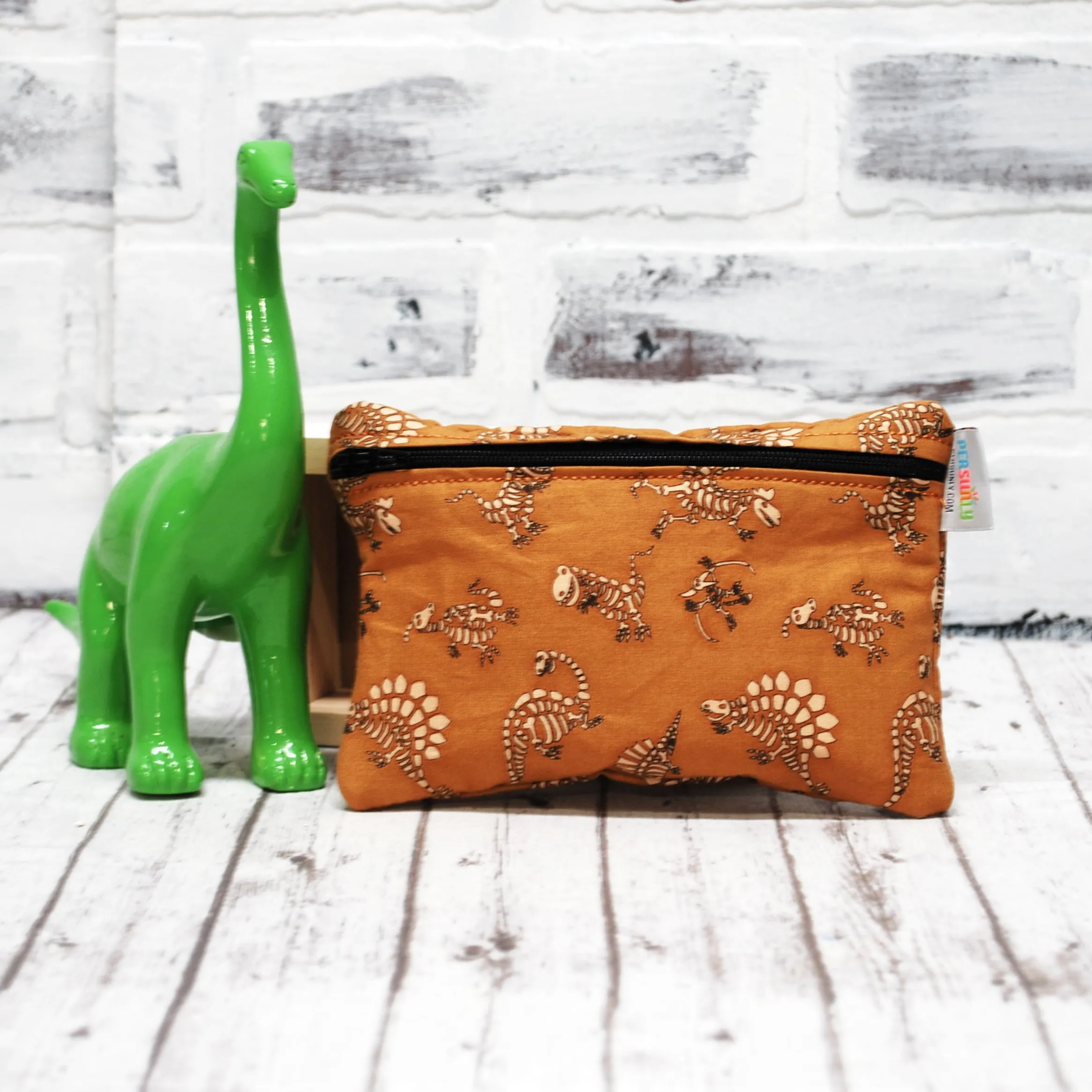 Dino Bones in the Dirt Personalized Reusable Food Bag