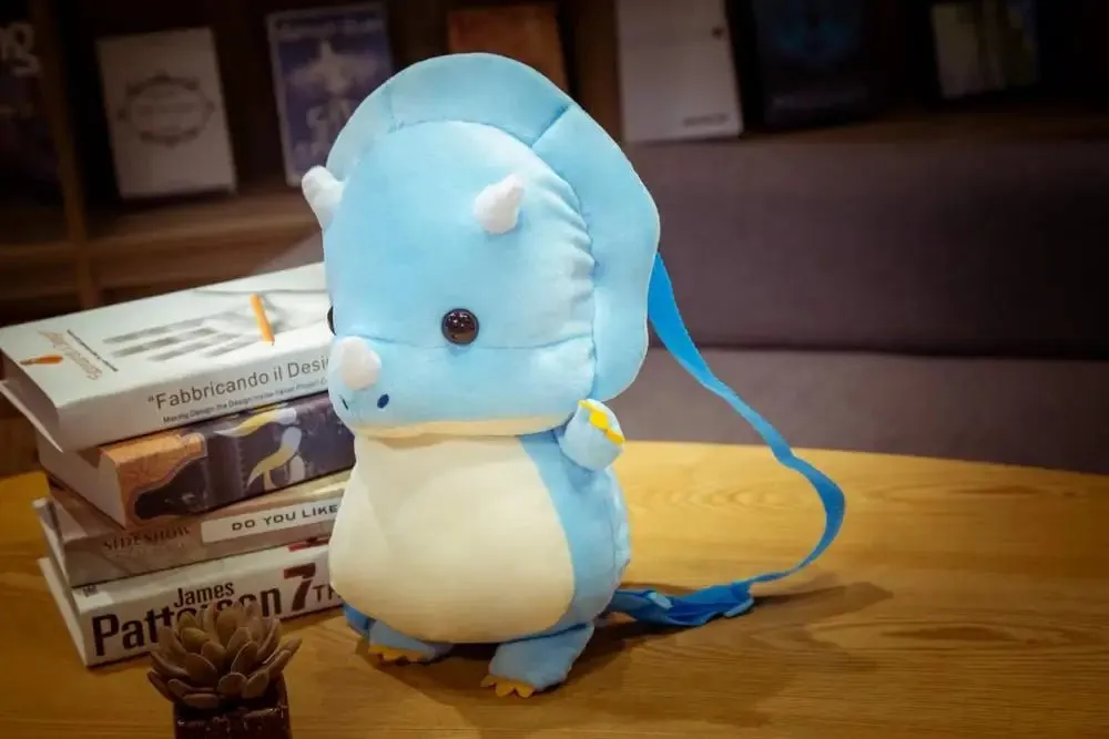 Dino Delight Plush Backpack