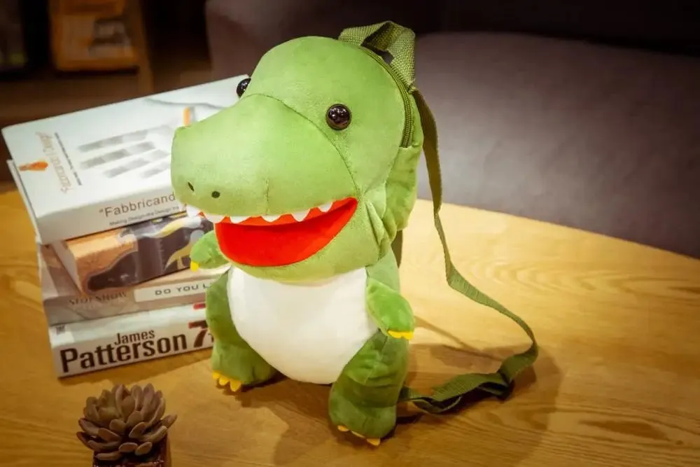 Dino Delight Plush Backpack