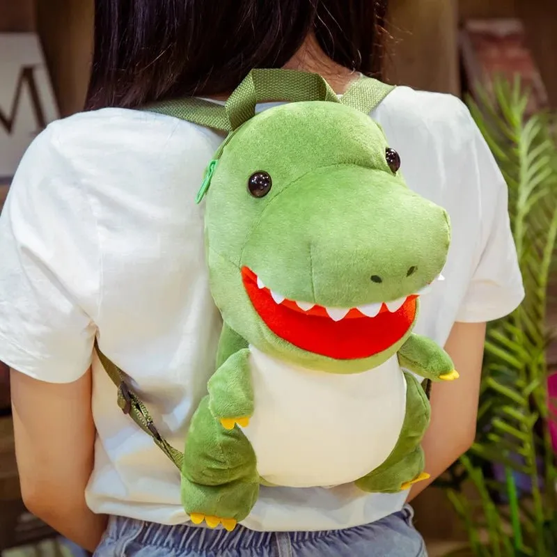 Dino Delight Plush Backpack