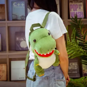 Dino Delight Plush Backpack