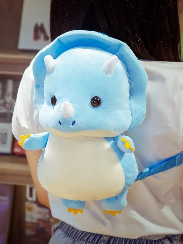 Dino Delight Plush Backpack