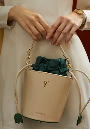 Disney Tinkerbell Dare to Believe Bucket Bag (Beige)
