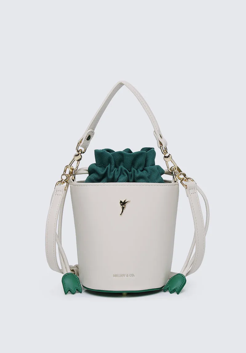 Disney Tinkerbell Dare to Believe Bucket Bag (Beige)