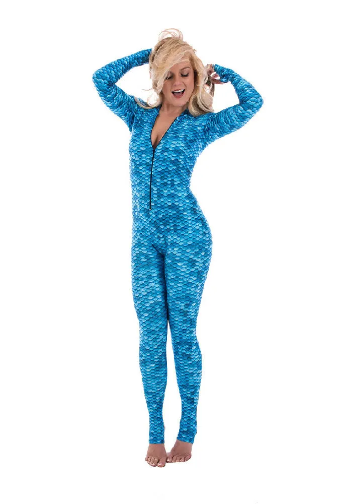 DiveSkins/SurfSkins - Aqua Mermaid - Zippered