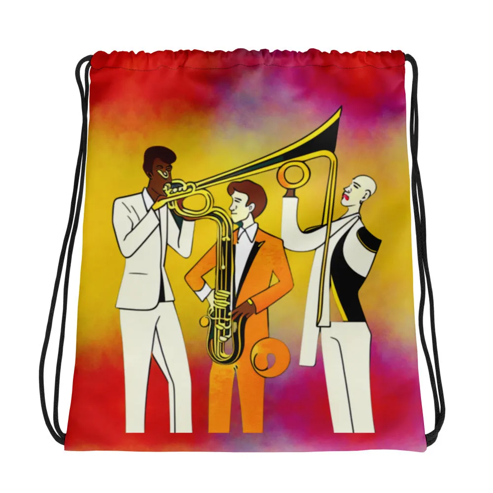 Drawstring bag, Back to School, Gift, Music Bag