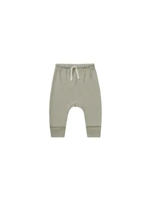 drawstring pant || sage
