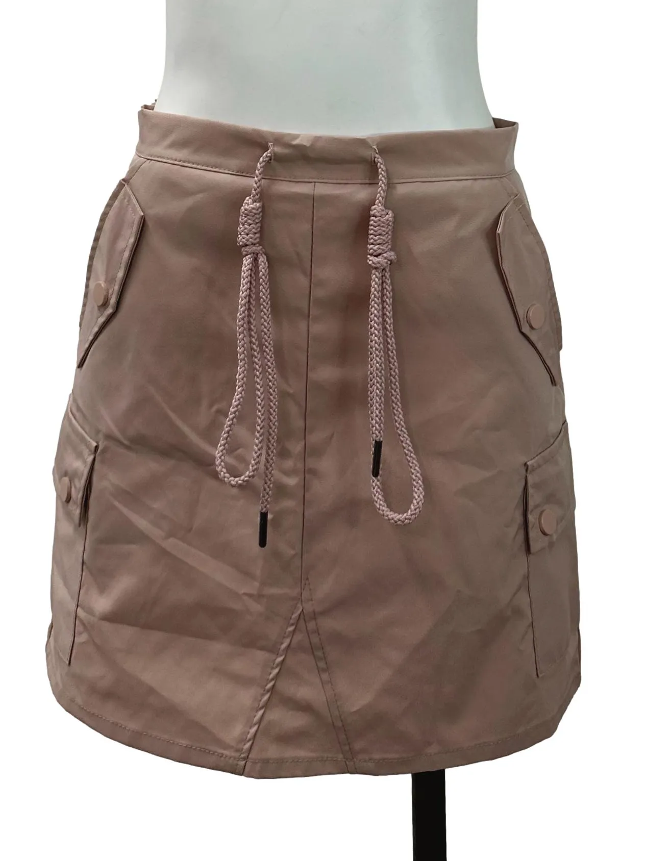 Dusty Pink Drawstring Skorts