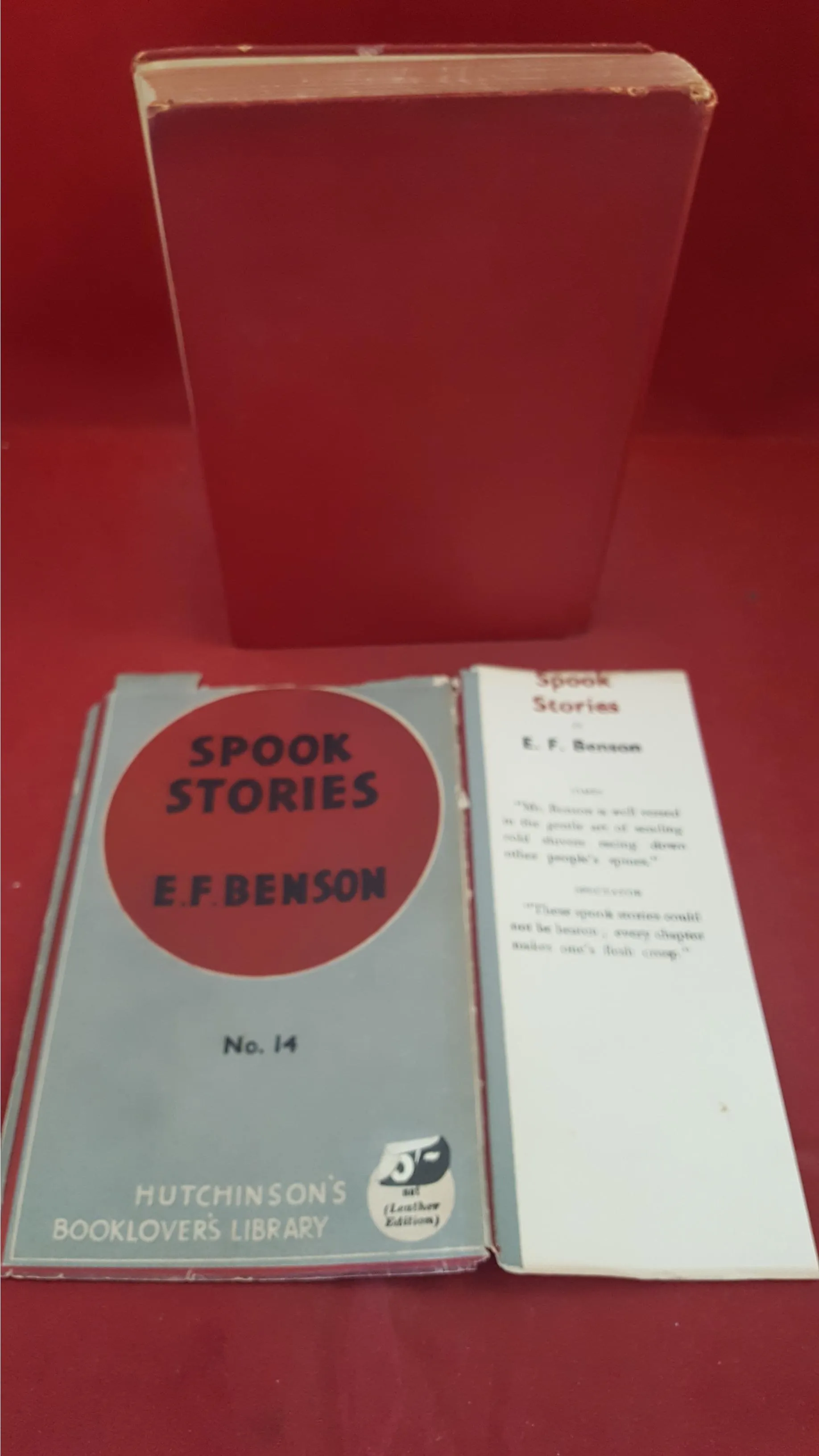 E F Benson - Spook Stories, Hutchinson, no date c1934