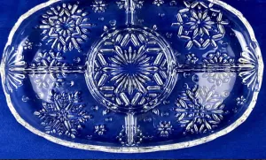 Early American Pressed Glass Serving Piece