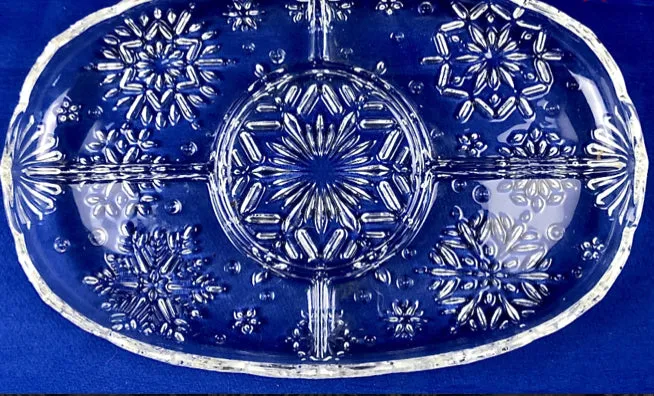 Early American Pressed Glass Serving Piece