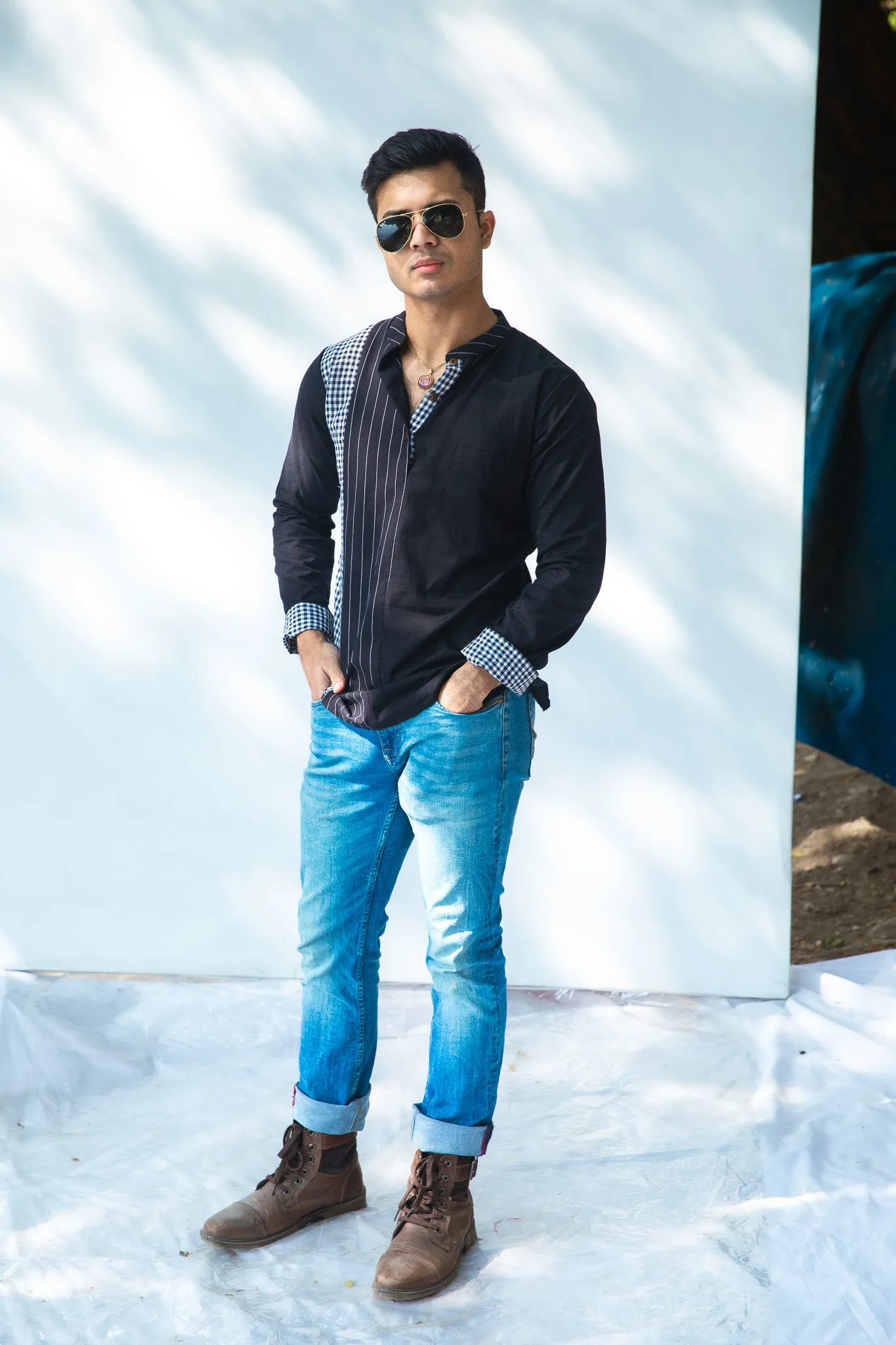 Eclipse Patterned Kurta
