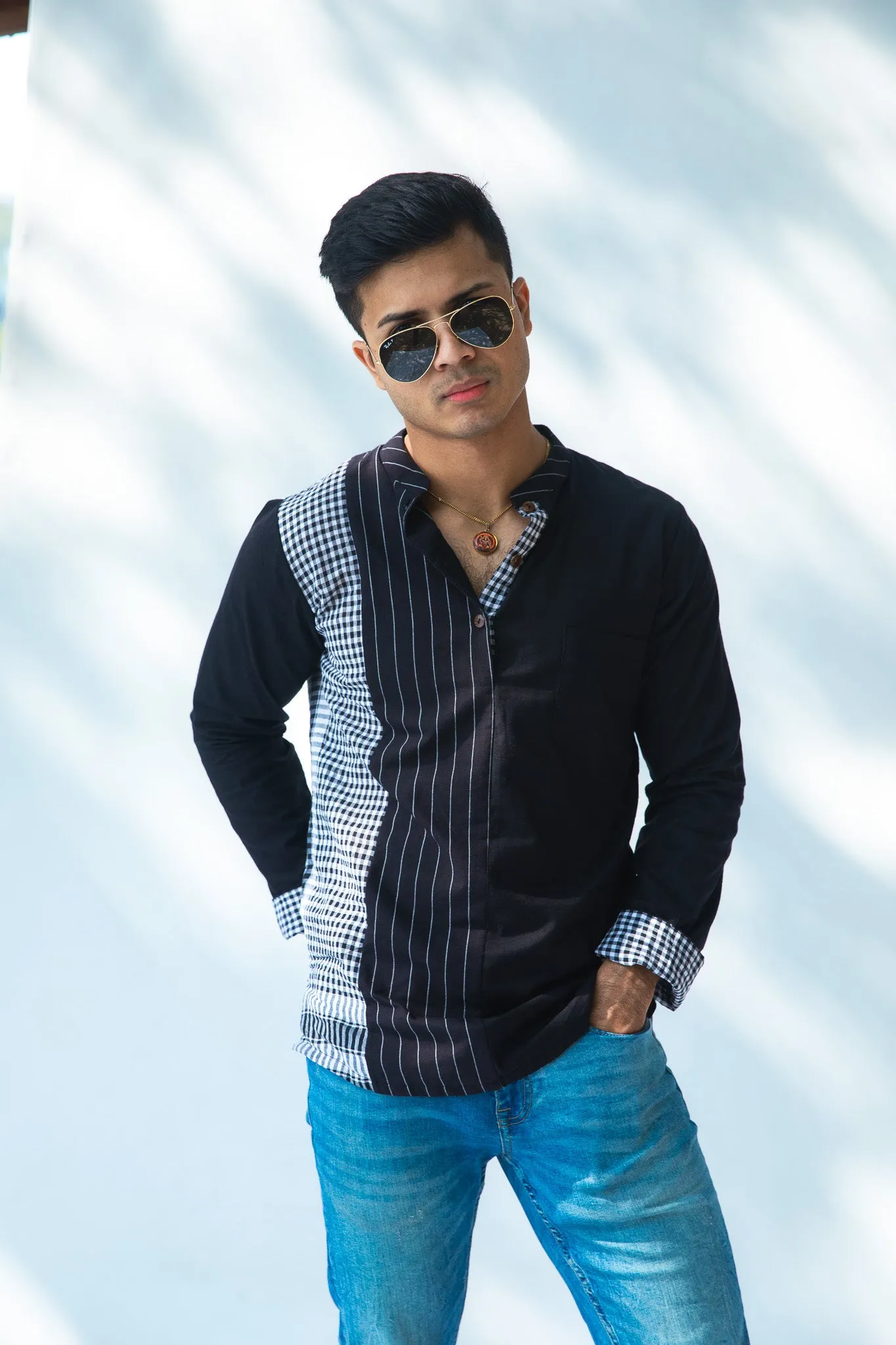 Eclipse Patterned Kurta