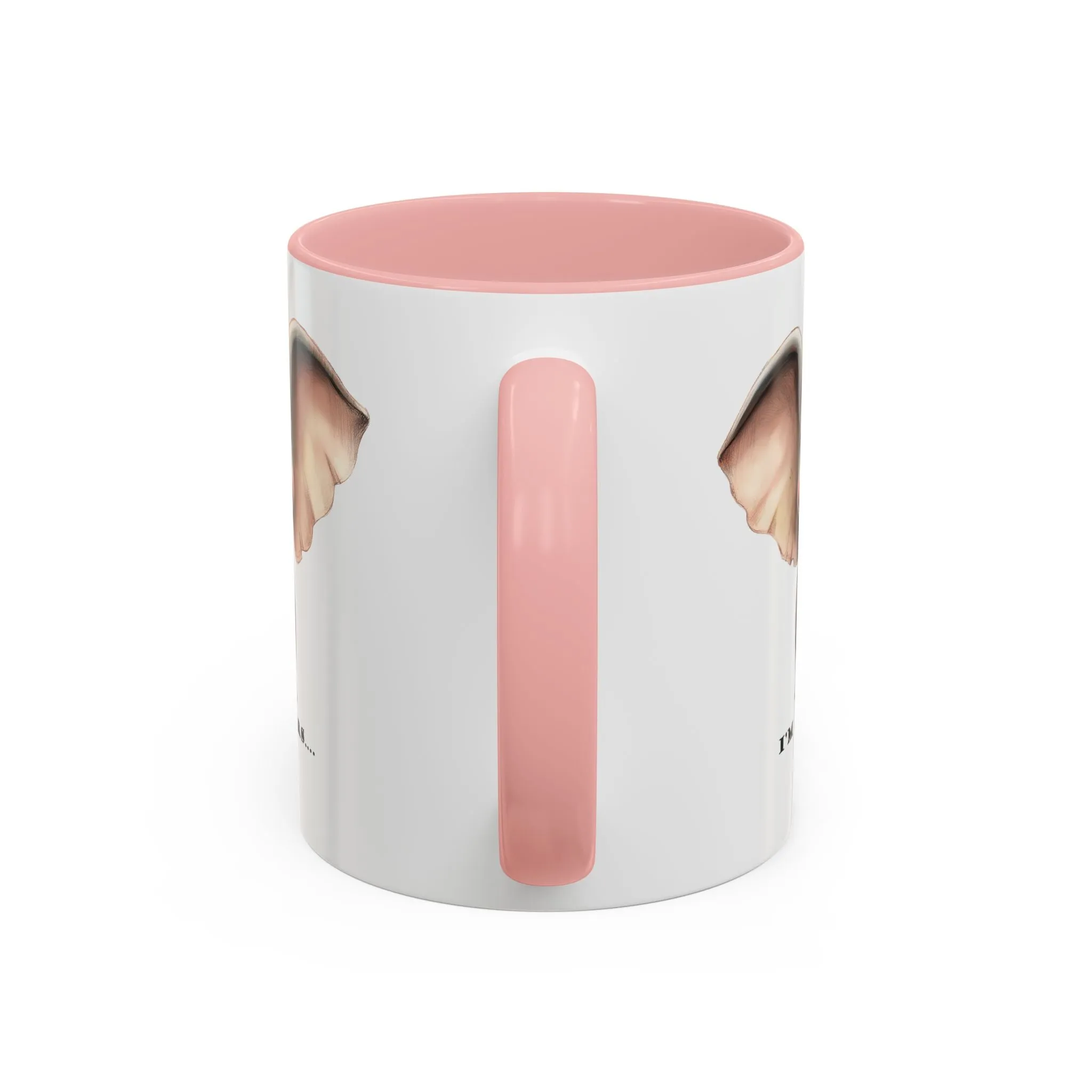 Elephant I'm all ears - Accent Coffee Mug (11, 15oz)