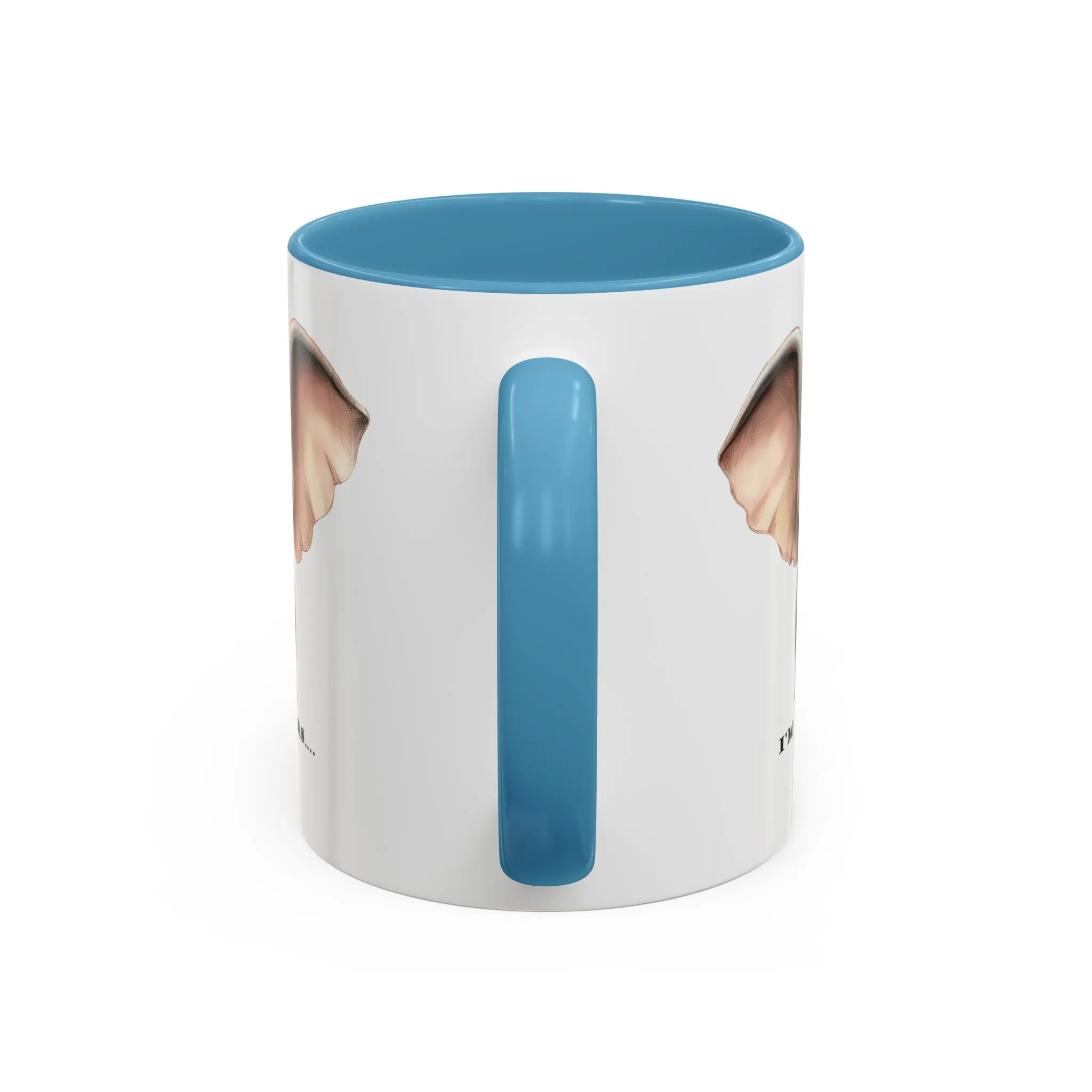 Elephant I'm all ears - Accent Coffee Mug (11, 15oz)