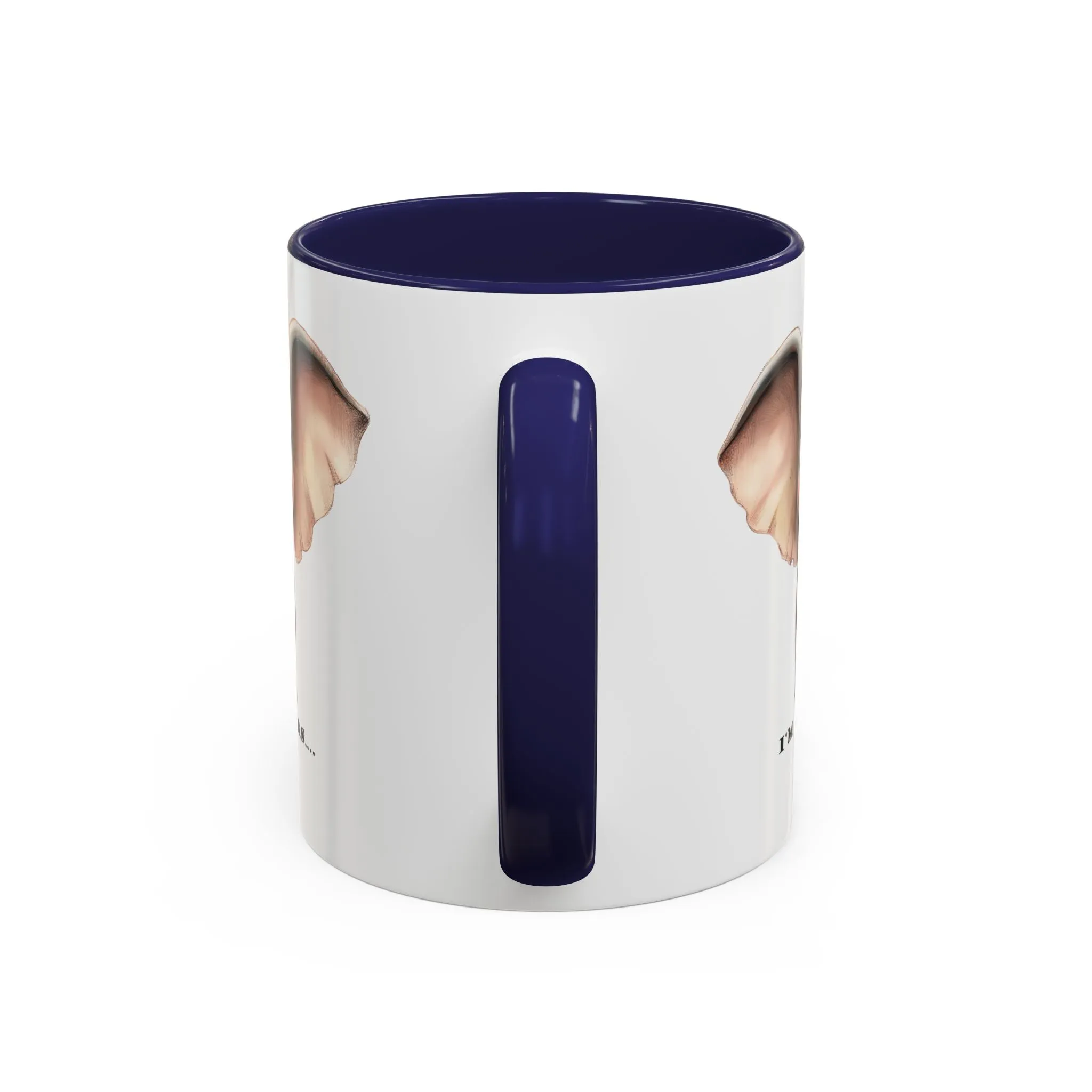 Elephant I'm all ears - Accent Coffee Mug (11, 15oz)