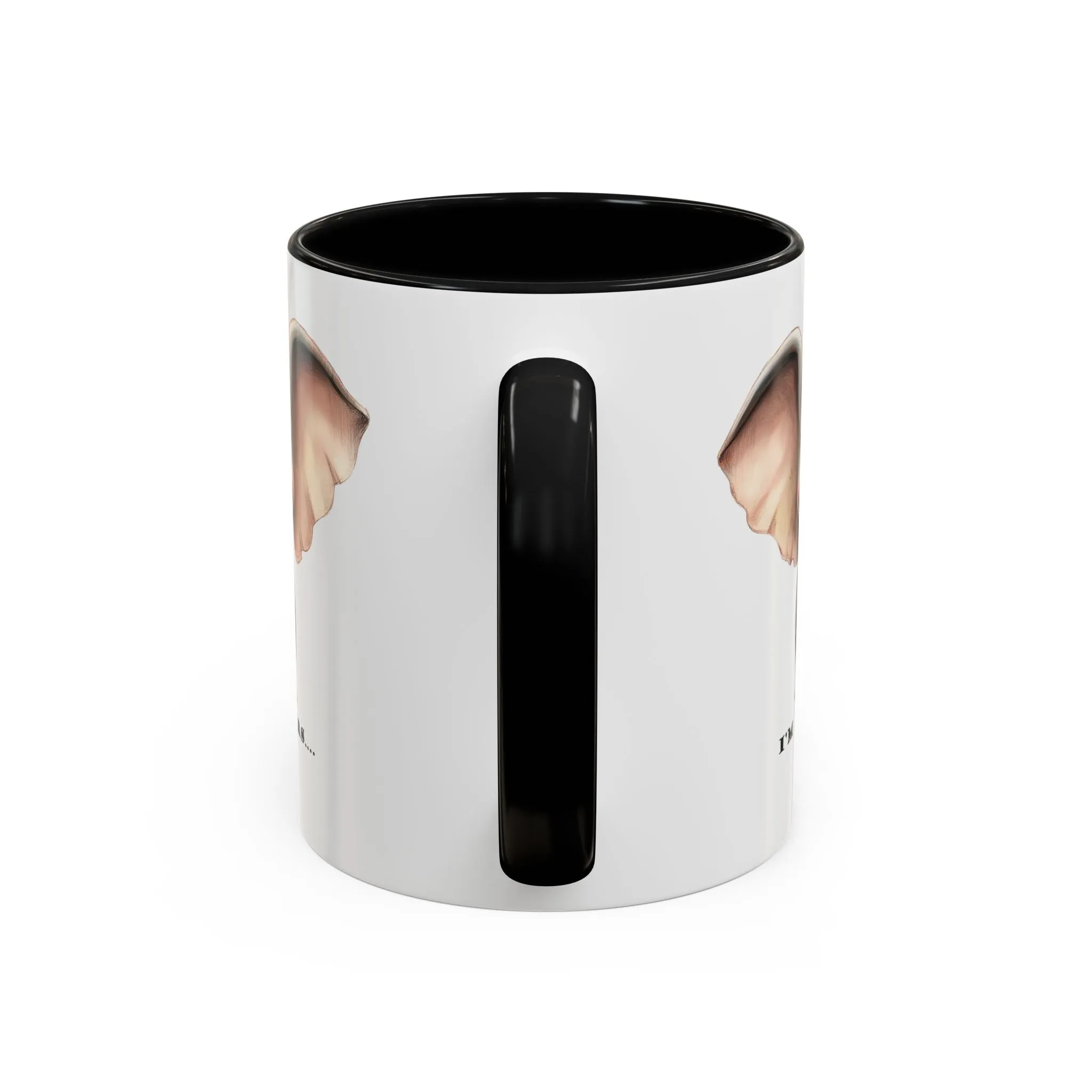 Elephant I'm all ears - Accent Coffee Mug (11, 15oz)