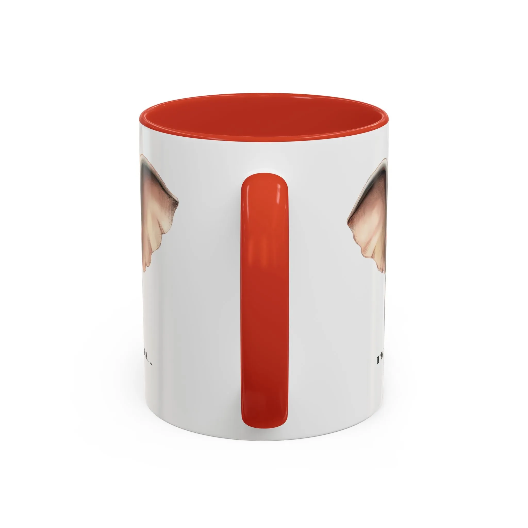 Elephant I'm all ears - Accent Coffee Mug (11, 15oz)