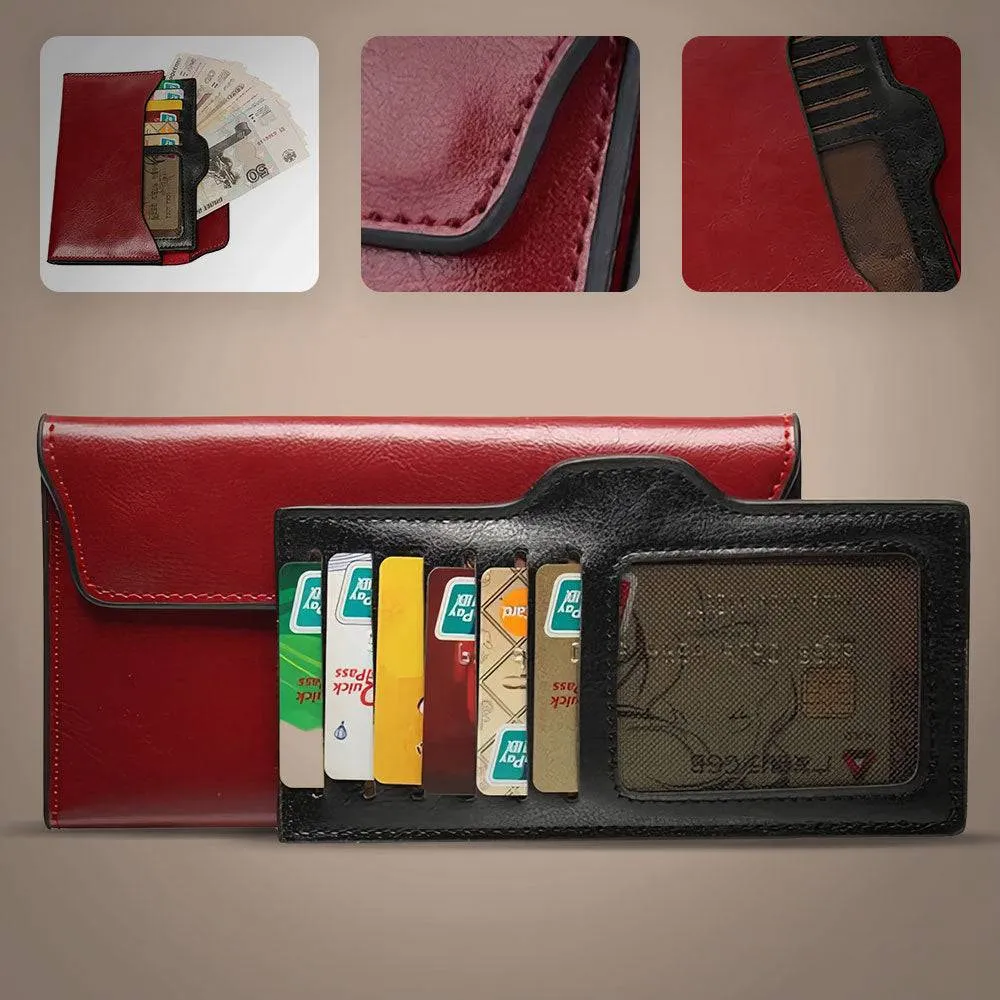 Ella | Classic Minimalist Folding Wallet